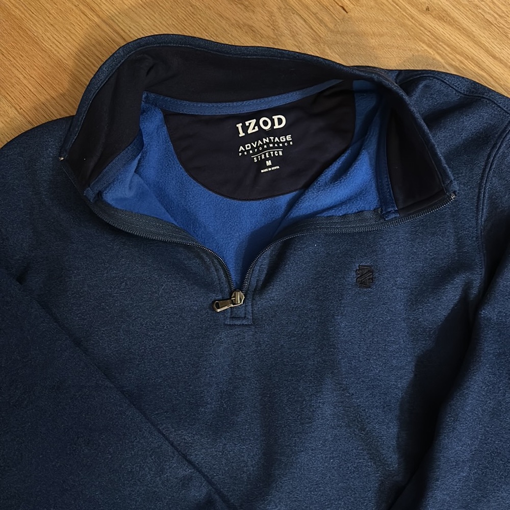 Nowt Izod Advantage Performance Stretch Quarter Z… - image 2